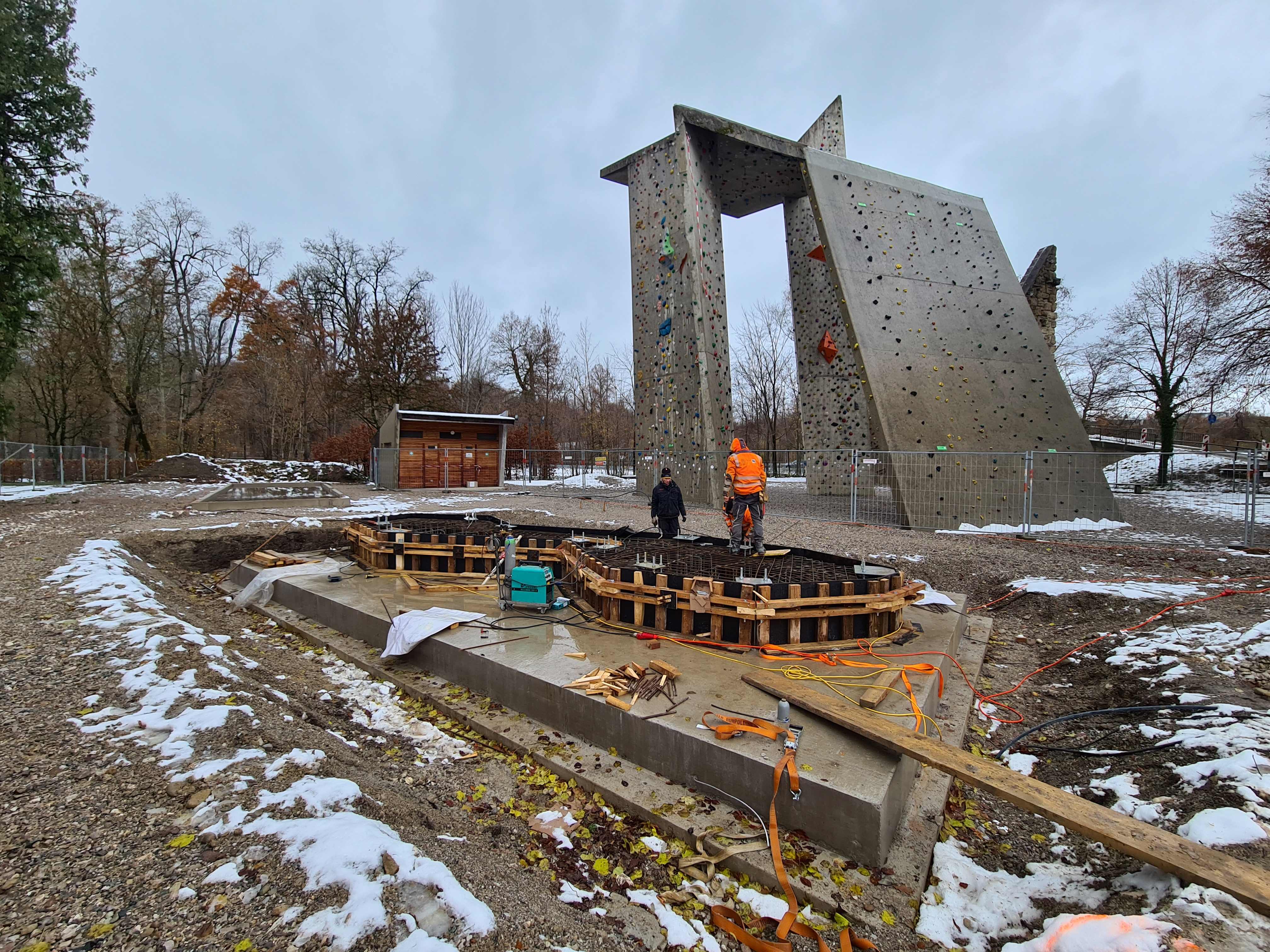 Kletterturm Traunstein Erweiterung