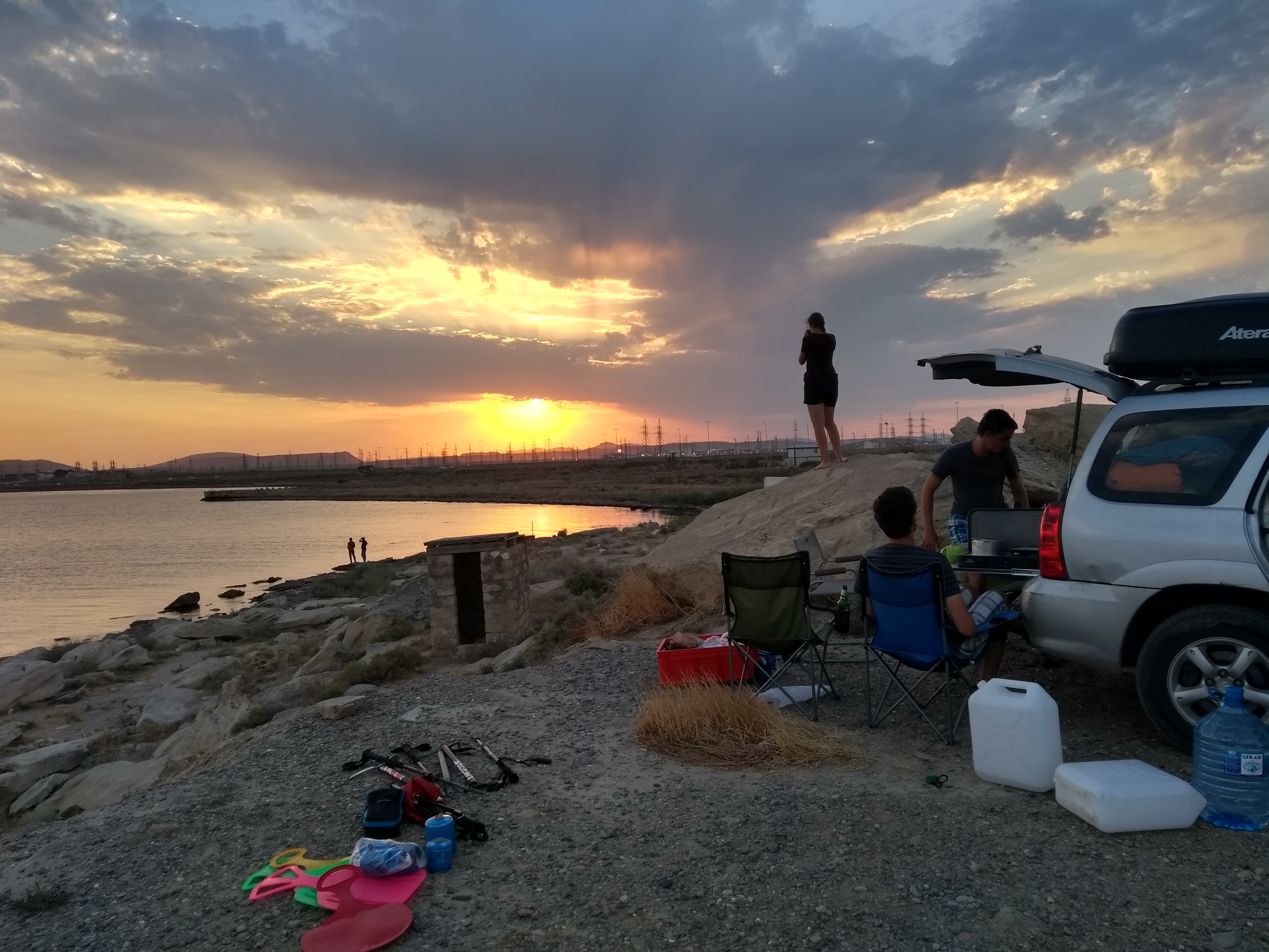 Campen vor Baku