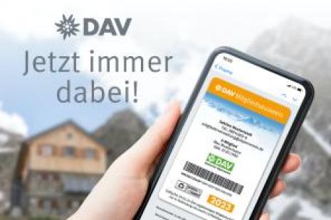 Digitaler DAV Mitgliedsausweis