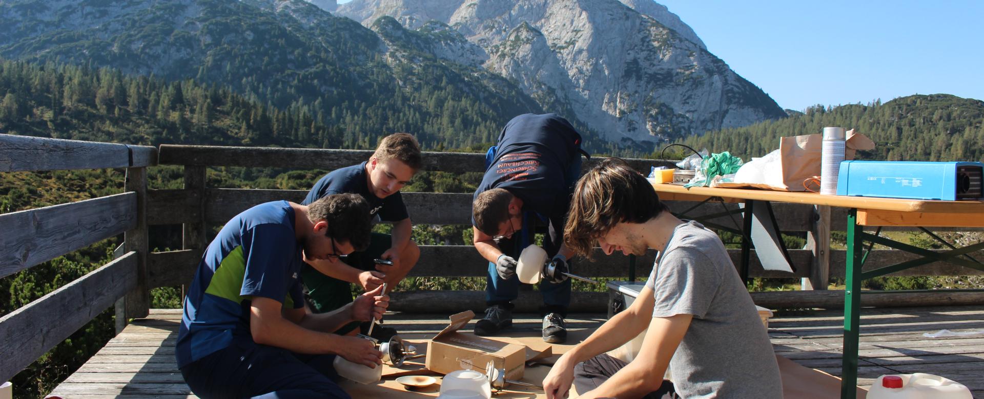 Vereinsarbeit auf der Reiteralpe