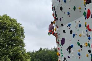 Neuer Kletterturm Traunstein