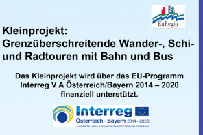 Grenzüberschreitende Wander-, Schiund Radtouren mit Bahn und Bus